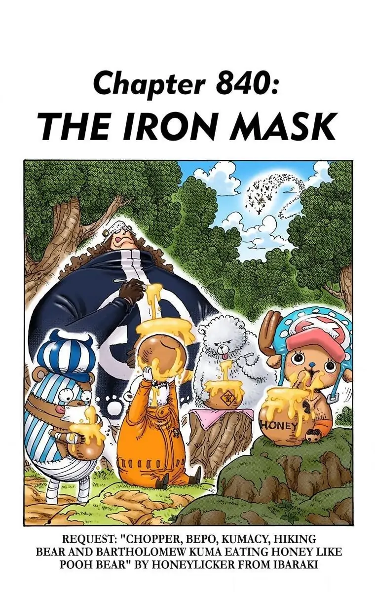 One Piece Digital Colored Chapter 840 image 01